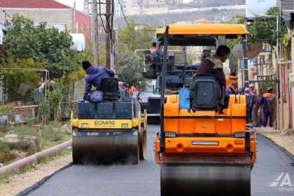 Bakının Suraxanı rayonunda 13 küçə təmir olunub