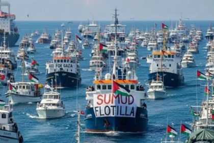 İsrail Qlobal Sumud Donanmasına hücum edib