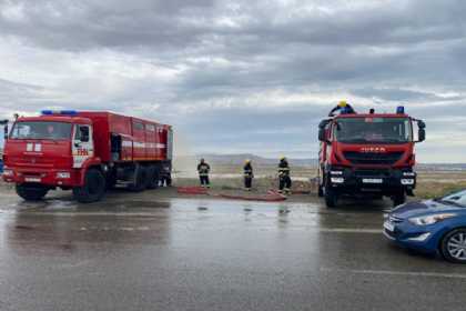 Kür-Bakı magistral su kəmərində qəza olub, yolu su basıb