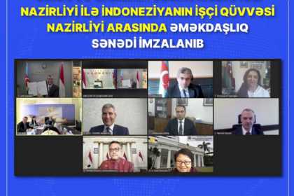 ƏƏSMN ilə İndoneziya arasında əməkdaşlıq sənədi imzalanıb