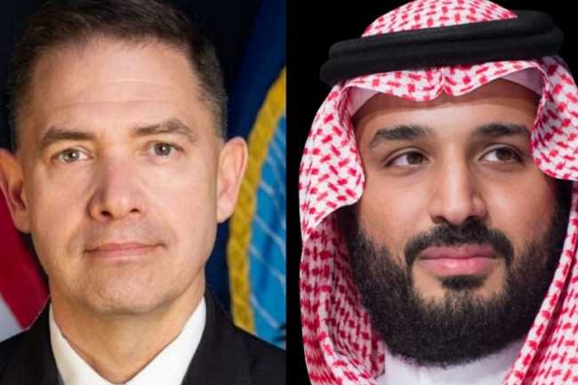 Bin Salman CENTCOM komandanı ilə görüşüb