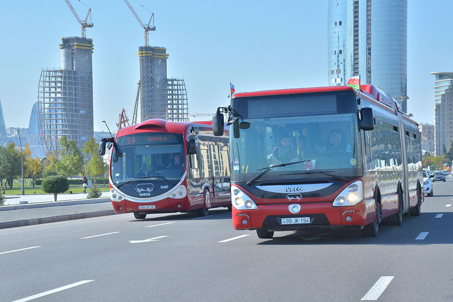 Bakıda 7 marşrut xəttinin hərəkət sxemi dəyişdirilib