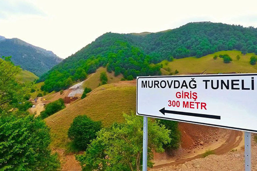 Murovdağ tunelində 14 ehtiyat keçidin tikintisi yekunlaşıb