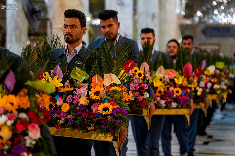 Nəcəfdə İmam Mehdinin (ə.f) mövluduna hazırlıq - FOTO