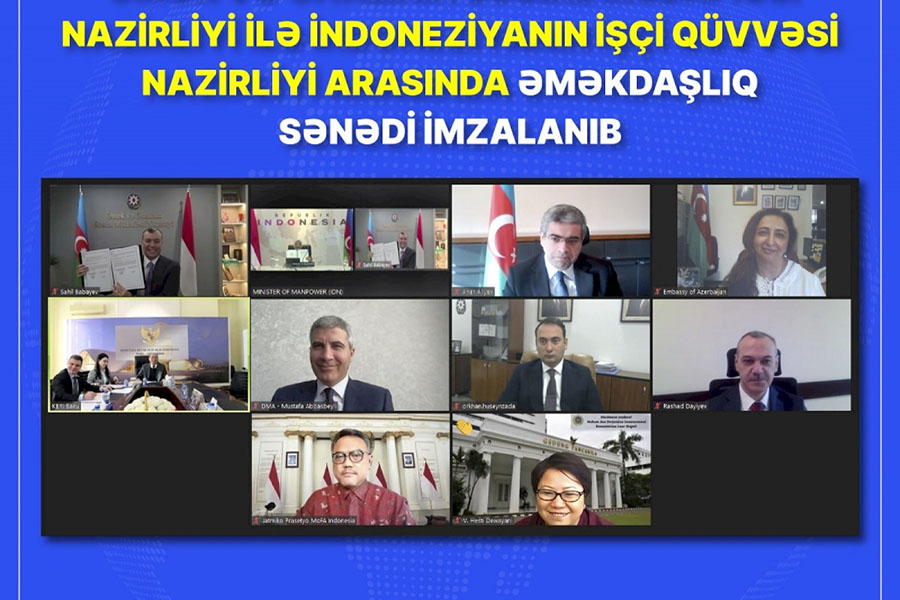 ƏƏSMN ilə İndoneziya arasında əməkdaşlıq sənədi imzalanıb