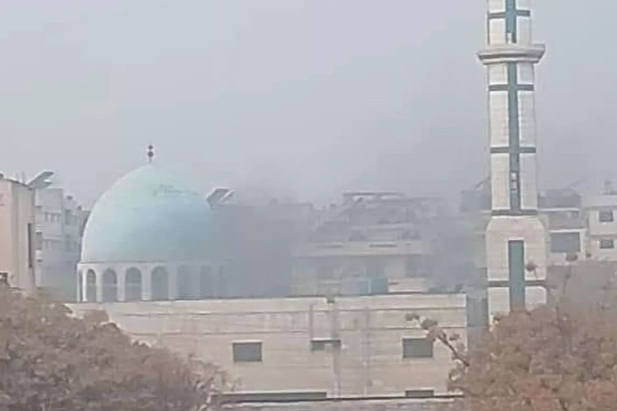 Suriyada məsciddə partlayış: Ölənlər var