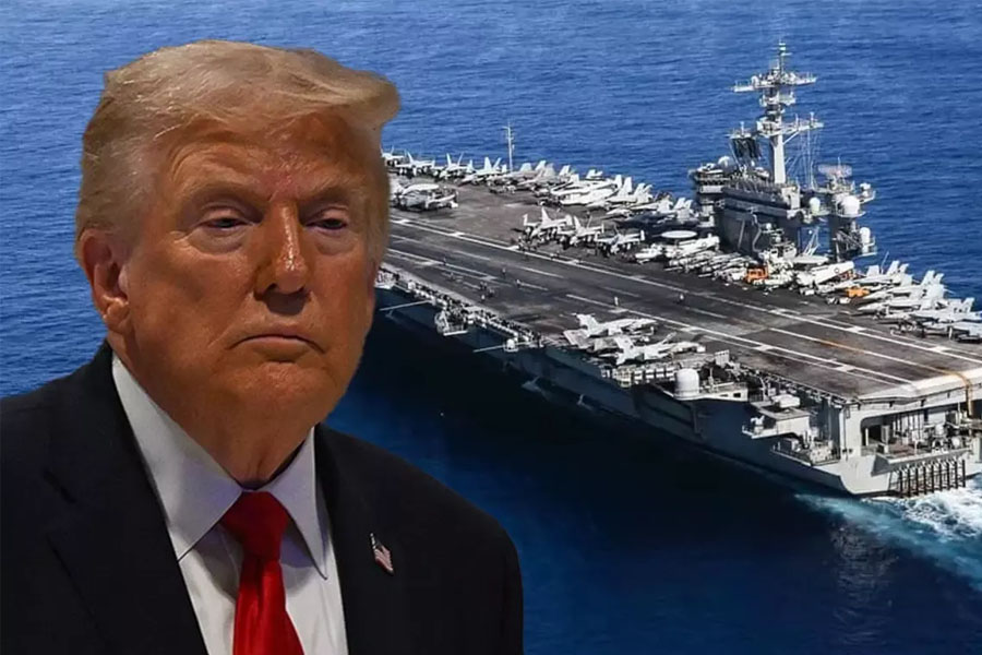 Trampdan İrana yeni təhdid: Daha bir hərbi donanma yola çıxdı