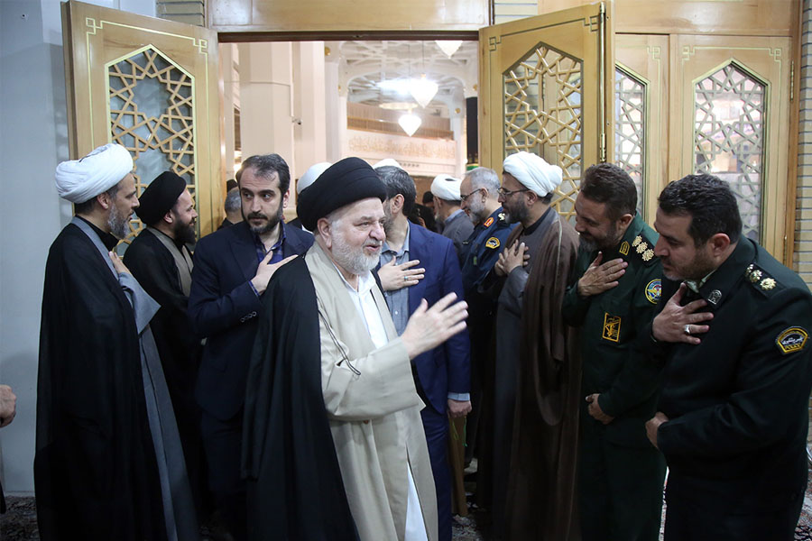 Qumda Ayətullah Xameneinin 40 mərasimi - FOTOLAR 