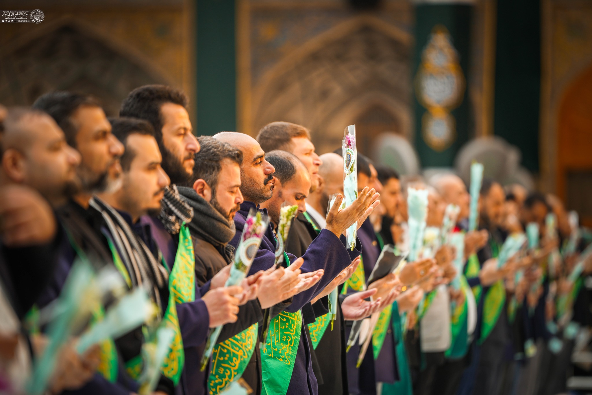 İmam Əli (ə) Ziyarətgahında İmam Zaman (ə) mövludu