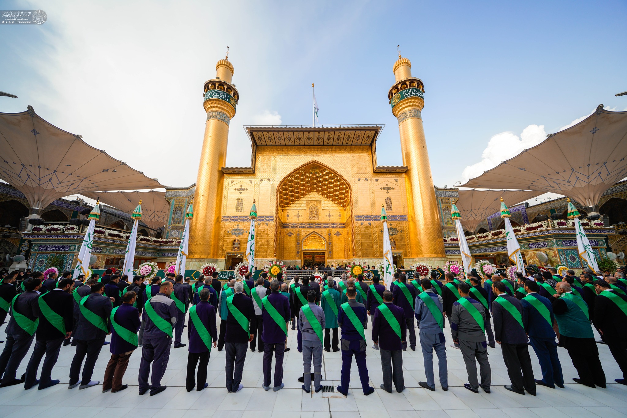 İmam Əli (ə) Ziyarətgahında İmam Zaman (ə) mövludu