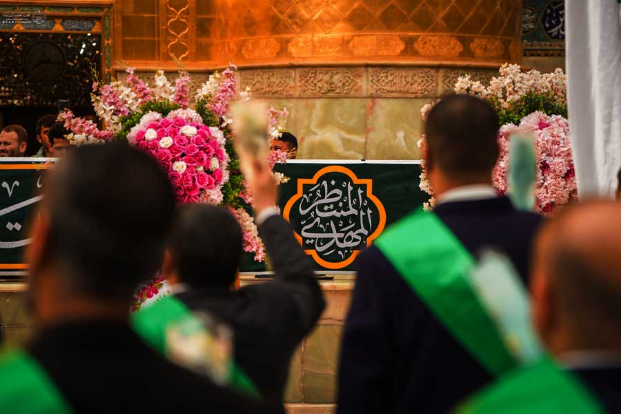 İmam Əli (ə) Ziyarətgahında İmam Zaman (ə) mövludu