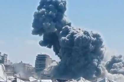 İsrail Qəzzada daha bir binanı tamamilə dağıtdı