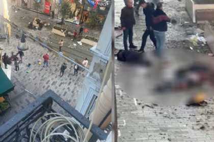 İstanbulun Taksim meydanında partlayış törədilib