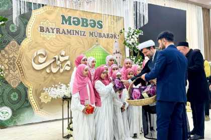 Rustavidə Məbəs bayramı münasibətilə bayram tədbiri keçirilib - FOTOLAR