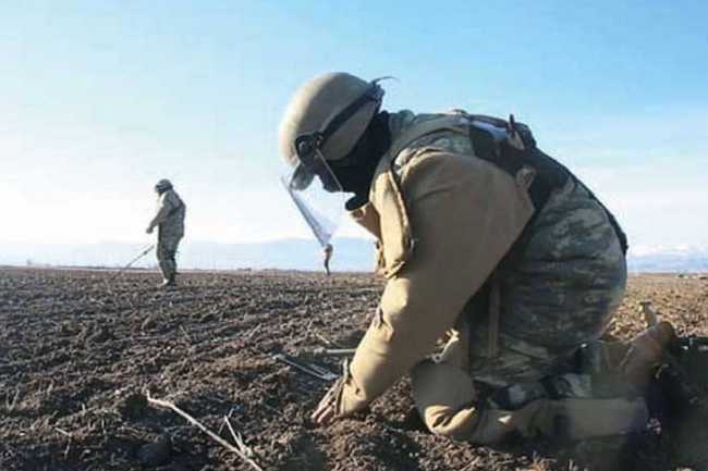 Ötən həftə 2052,5 hektar ərazi minalardan təmizlənib