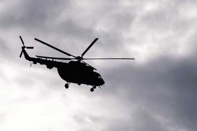 İranda hərbi vertolyot qəzaya uğrayıb