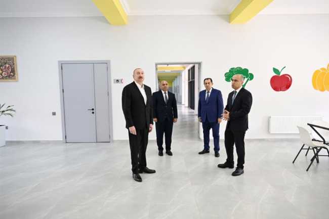 Prezident Lənkəran Dövlət Peşə Təhsil Mərkəzinin açılışında iştirak edib