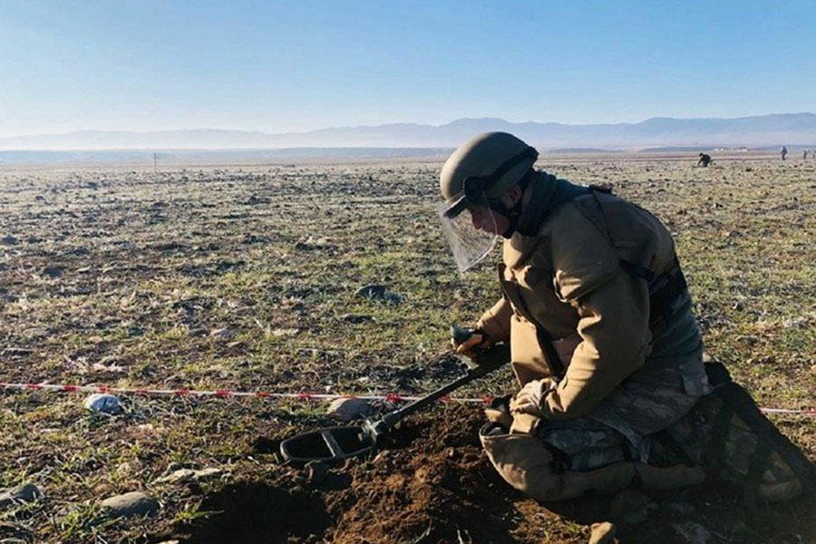 670 hektara yaxın ərazi minalardan təmizlənib