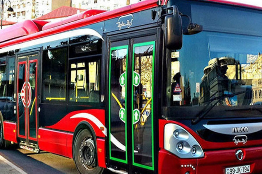 7 avtobus marşrutunun hərəkət sxemi müvəqqəti dəyişdirilir