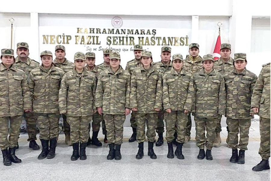 Azərbaycan Ordusunun hərbi tibb personalı Türkiyədədir