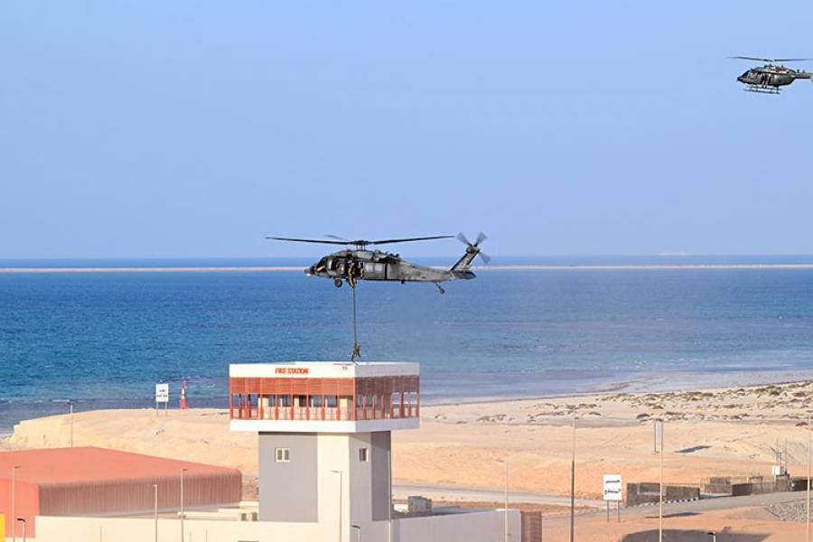 Azərbaycan və BƏƏ hərbçilərinin birgə təliminin hazırlıq məşqləri keçirilir