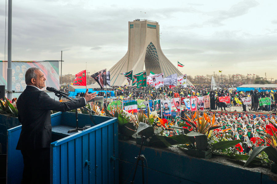 Pezeşkian mitinqdə Türkiyə, Azərbaycan və bir sıra ölkələrə təşəkkür etdi