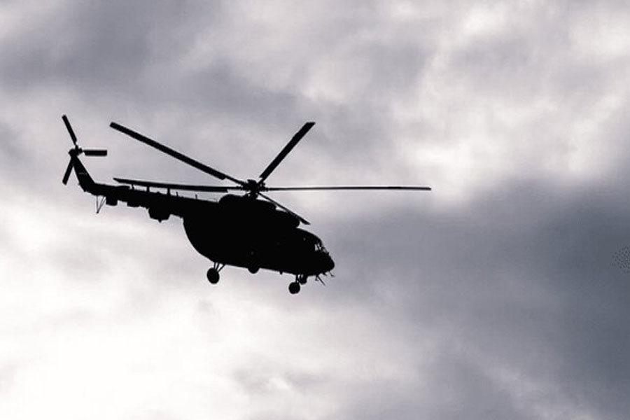 İranda hərbi vertolyot qəzaya uğrayıb