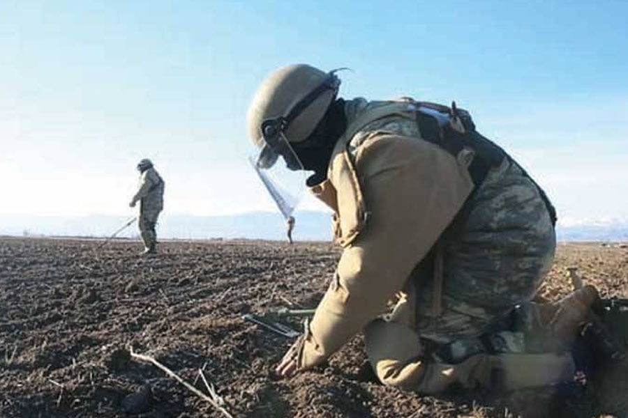 Ötən həftə 1593,1 hektar ərazi minalardan təmizlənib